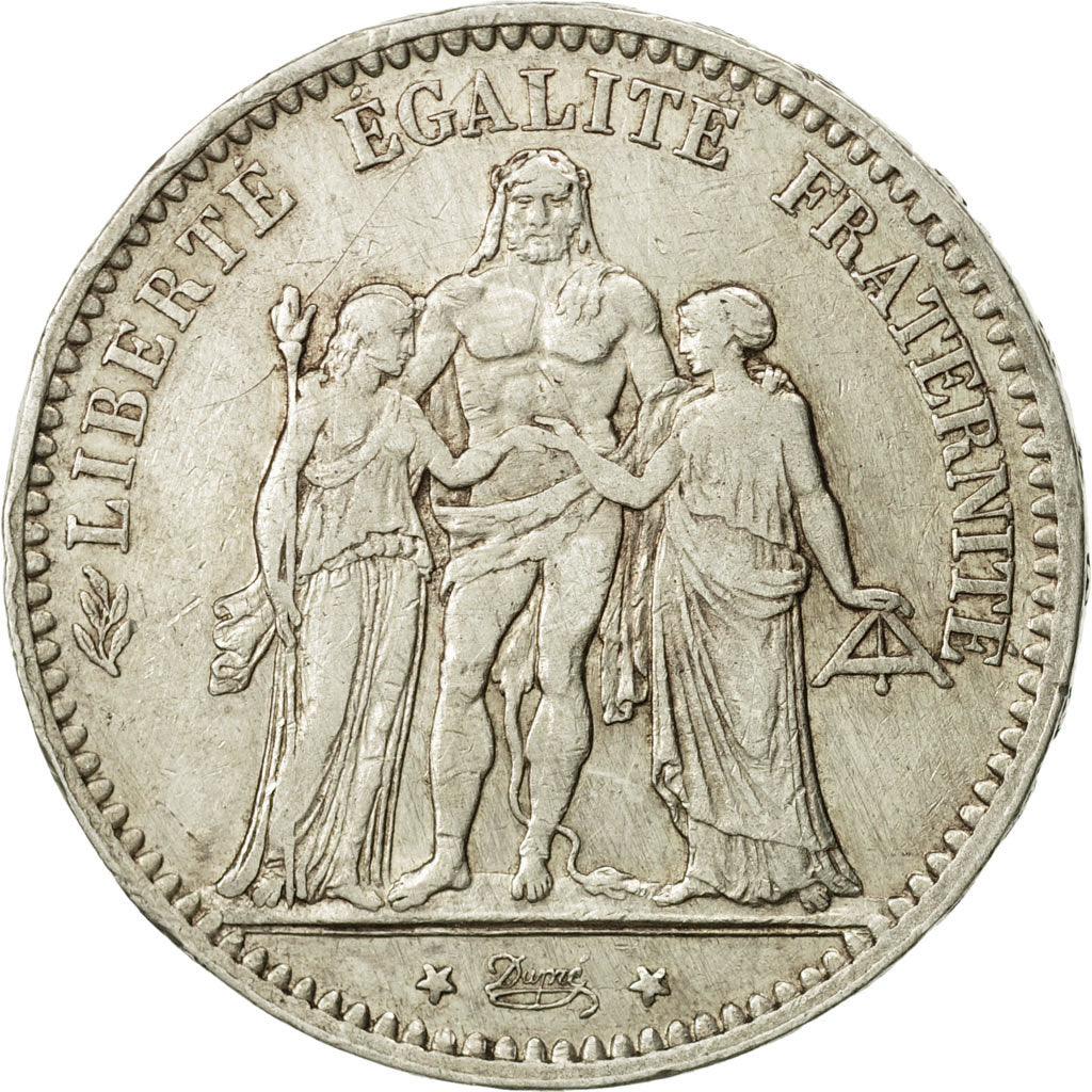 Monnaie, France, Hercule, 5 Francs, 1875, Paris, TTB, Argent, KM:820.1