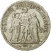 France, Hercule, 5 Francs, 1876, Paris, VF(30-35), Silver, KM:820.1