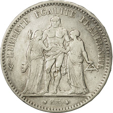 France, Hercule, 5 Francs, 1876, Paris, VF(30-35), Silver, KM:820.1