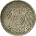 GERMANY - EMPIRE, Wilhelm II, Mark, 1914, Berlin, VF(30-35), Silver, KM:14