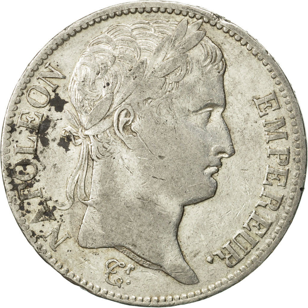 France, Napoléon I, 5 Francs, 1809, Rouen, EF(40-45), Silver, KM:694.2
