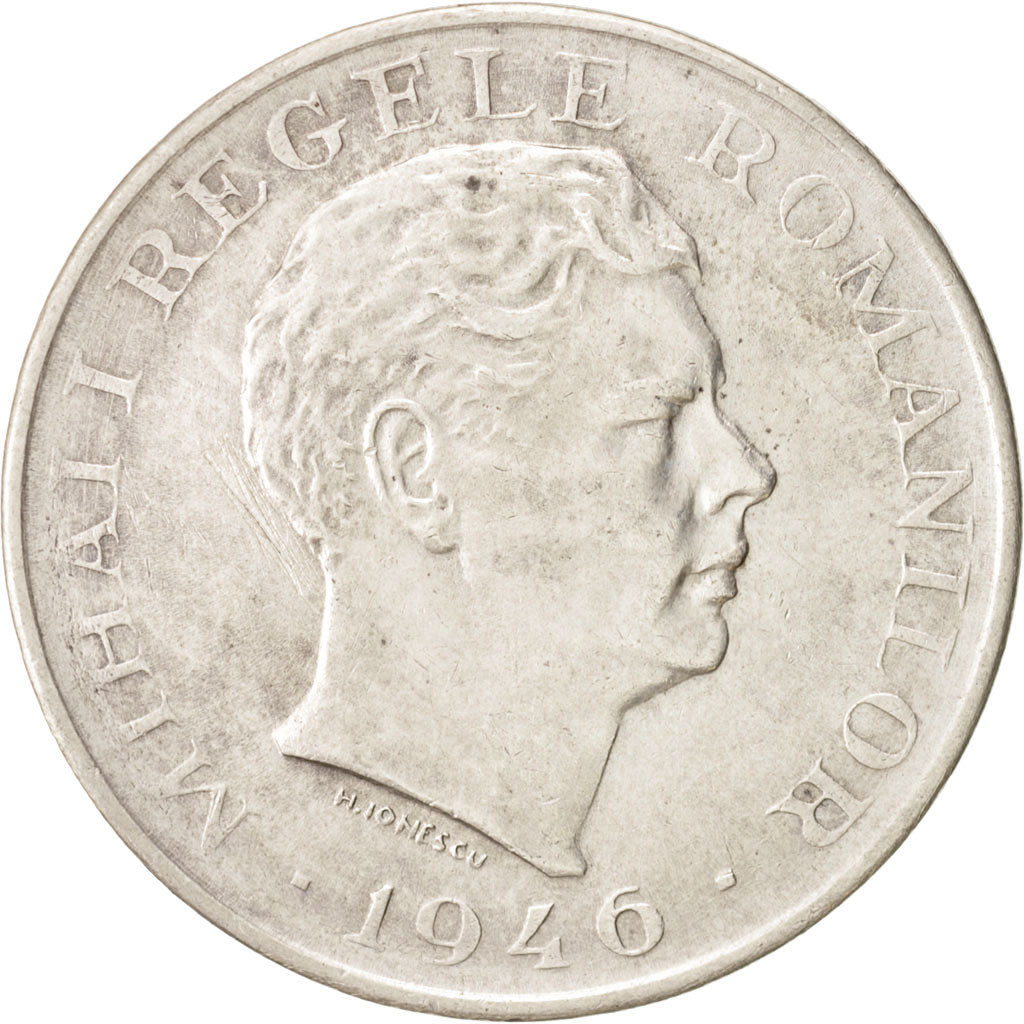 Romania, Mihai I, 100000 Lei, 1946, Silver, KM:71