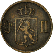 Munten, Noorwegen, Ore, 1889, ZF, Bronze, KM:352