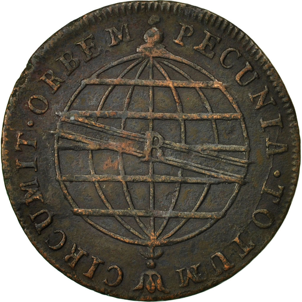 Brésil, Joao, 20 Reis, 1814, Rio de Janeiro, TB+, Cuivre, KM:233.3