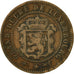 Münze, Luxemburg, William III, 5 Centimes, 1854, Utrecht, SS, Bronze, KM:22.1