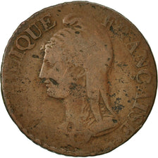 Coin, France, Dupré, 5 Centimes, 1796, Limoges, VG(8-10), Bronze, KM:640.7