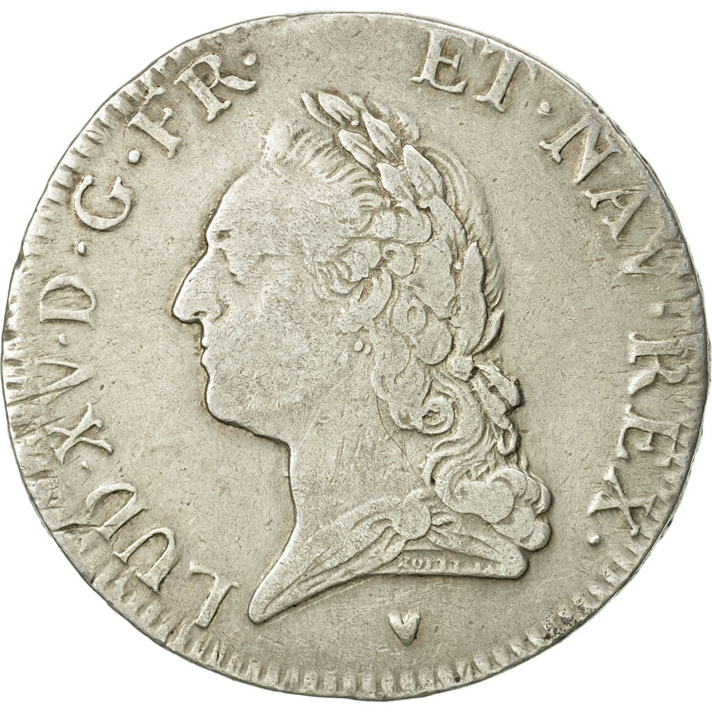 Monnaie, France, Louis XV, Écu à la vieille tête, Ecu, 1774, Aix, TB+