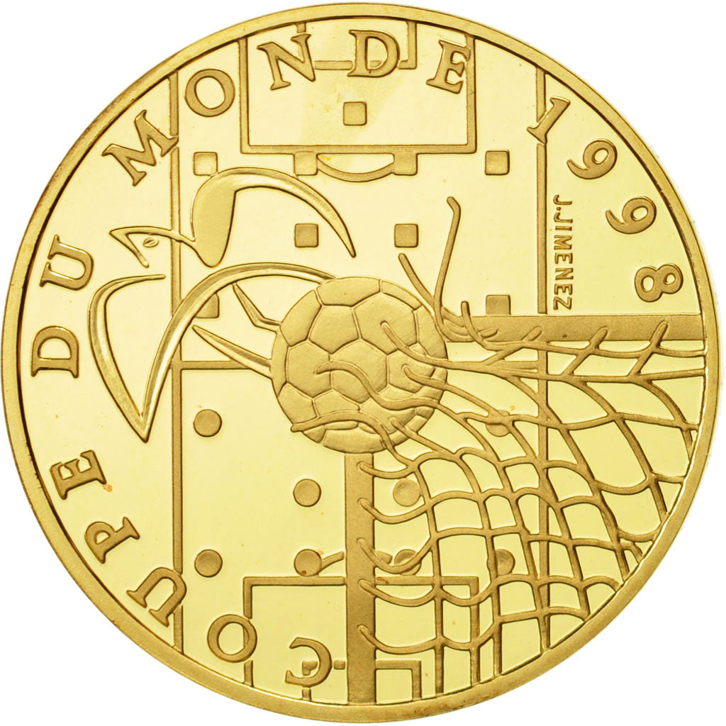 France, 50 Francs, 1996, MS(65-70), Gold, KM:1145, Gadoury:C 169