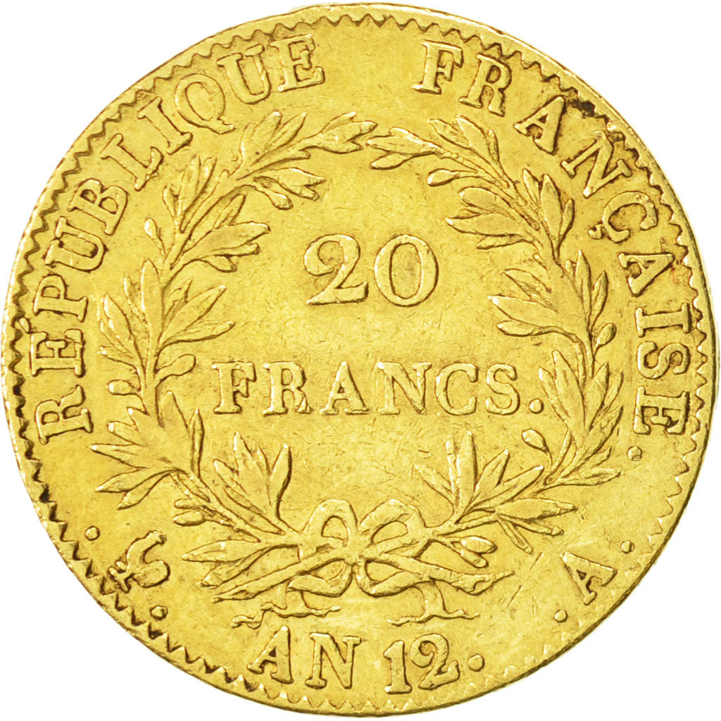 France, Napoléon I, 20 Francs, 1803, Paris, EF(40-45), Gold, KM:651