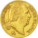 France, Louis XVIII, 20 Francs, 1819, Paris, EF(40-45),Gold,KM 712.1,Gadoury1028