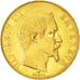 France, Napoléon III, 50 Francs, 1855, Paris, TTB, Or, KM:785.1, Gadoury 1111