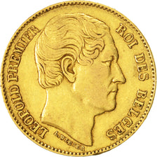 Munten, België, Leopold I, 20 Francs, 20 Frank, 1865, ZF, Goud, KM:23