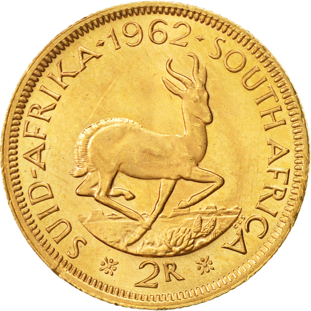 Münze, Südafrika, 2 Rand, 1962, VZ+, Gold, KM:64