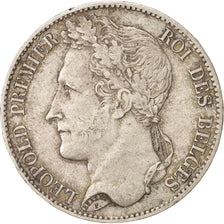 Belgium, Leopold I, 5 Francs/5 Frank, 1849, Brussels, Silver, KM:3.2