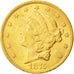 Moneda, Estados Unidos, Liberty Head, $20, Double Eagle, 1875, U.S. Mint