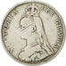 Coin, Great Britain, Victoria, Double Florin, 1889, F(12-15), Silver, KM:763