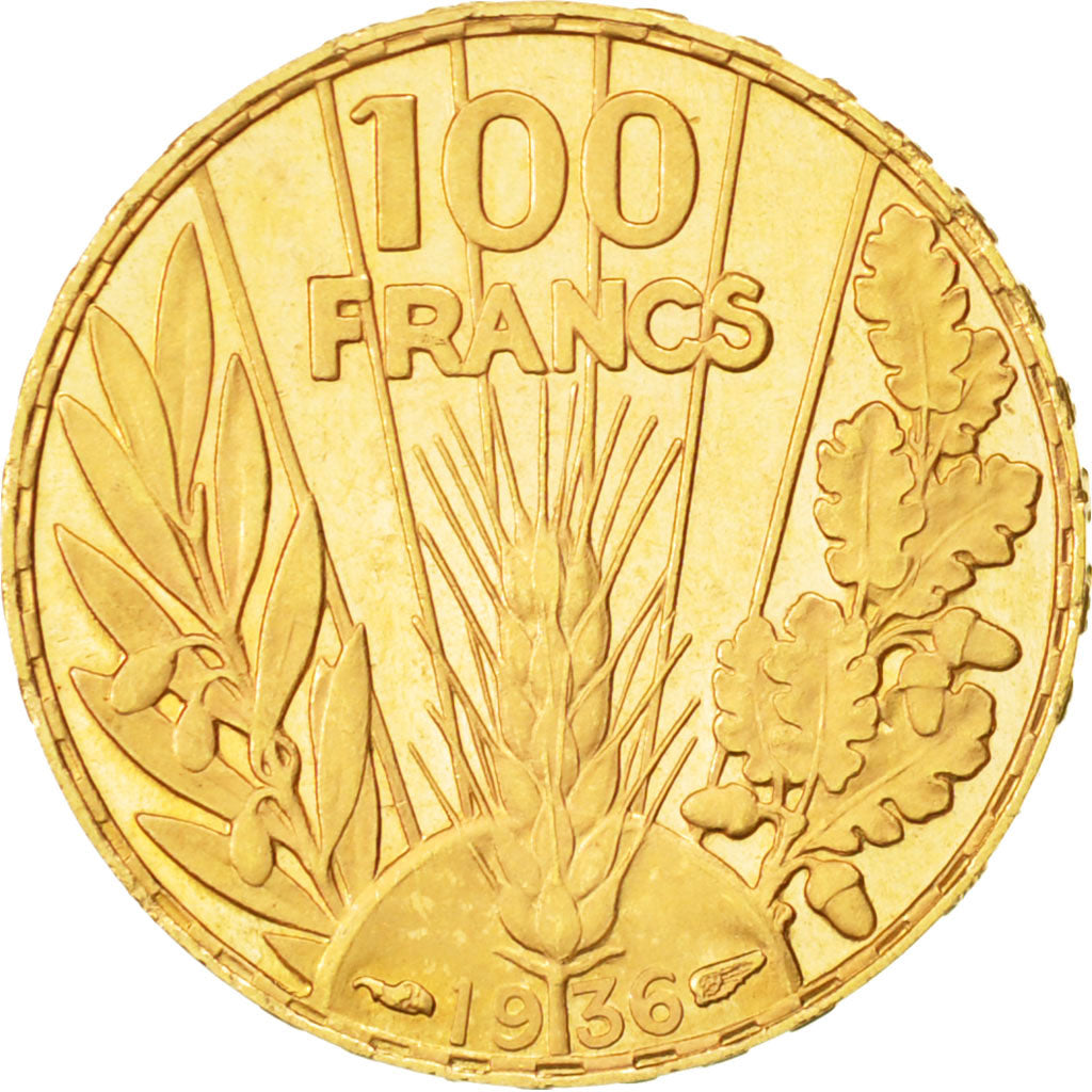France, Bazor, 100 Francs, 1936, Paris, SUP+, Or, KM:880, Gadoury:1148