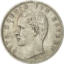 German States, BAVARIA, Otto, 5 Mark, 1903, Munich, EF(40-45), Silver, KM:915