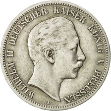 German States, PRUSSIA, Wilhelm II, 5 Mark, 1901, Berlin, EF(40-45), KM 523