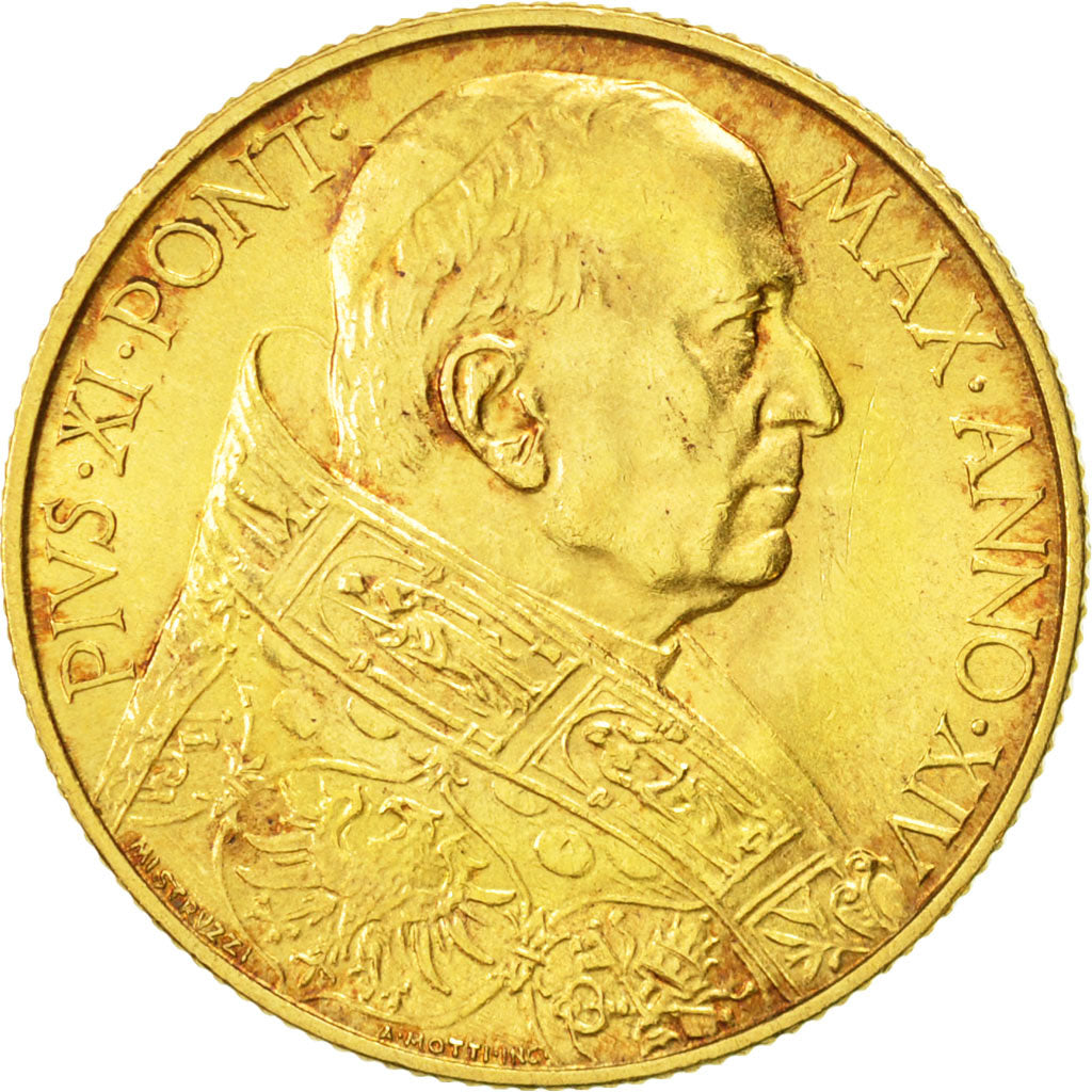 Moneta, CITTÀ DEL VATICANO, Pius XI, 100 Lire, 1935, SPL-, Oro, KM:9