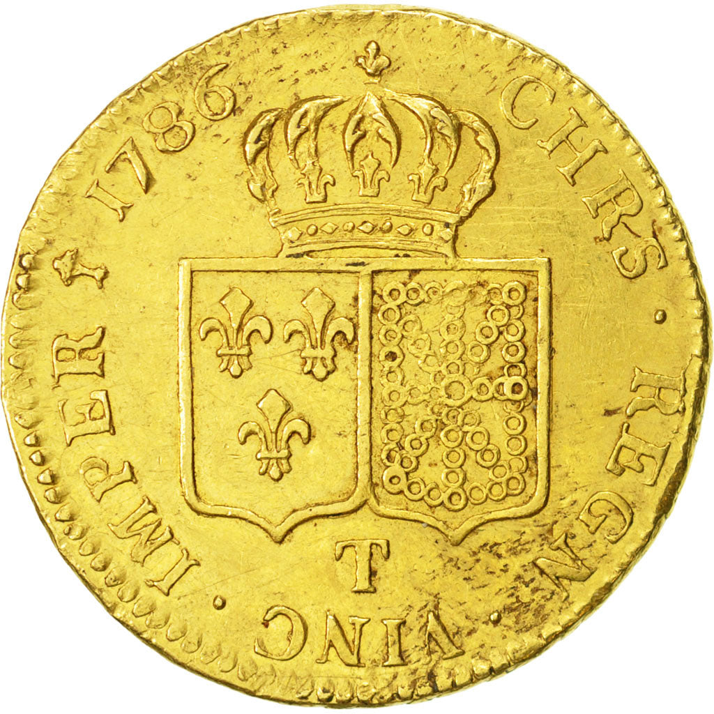 Münze, Frankreich, Louis XVI, Double louis d'or à la tête nue, 2 Louis D'or