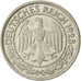 GERMANIA, REPUBBLICA DI WEIMAR, 50 Reichspfennig, 1928, Berlin, BB+, KM 49