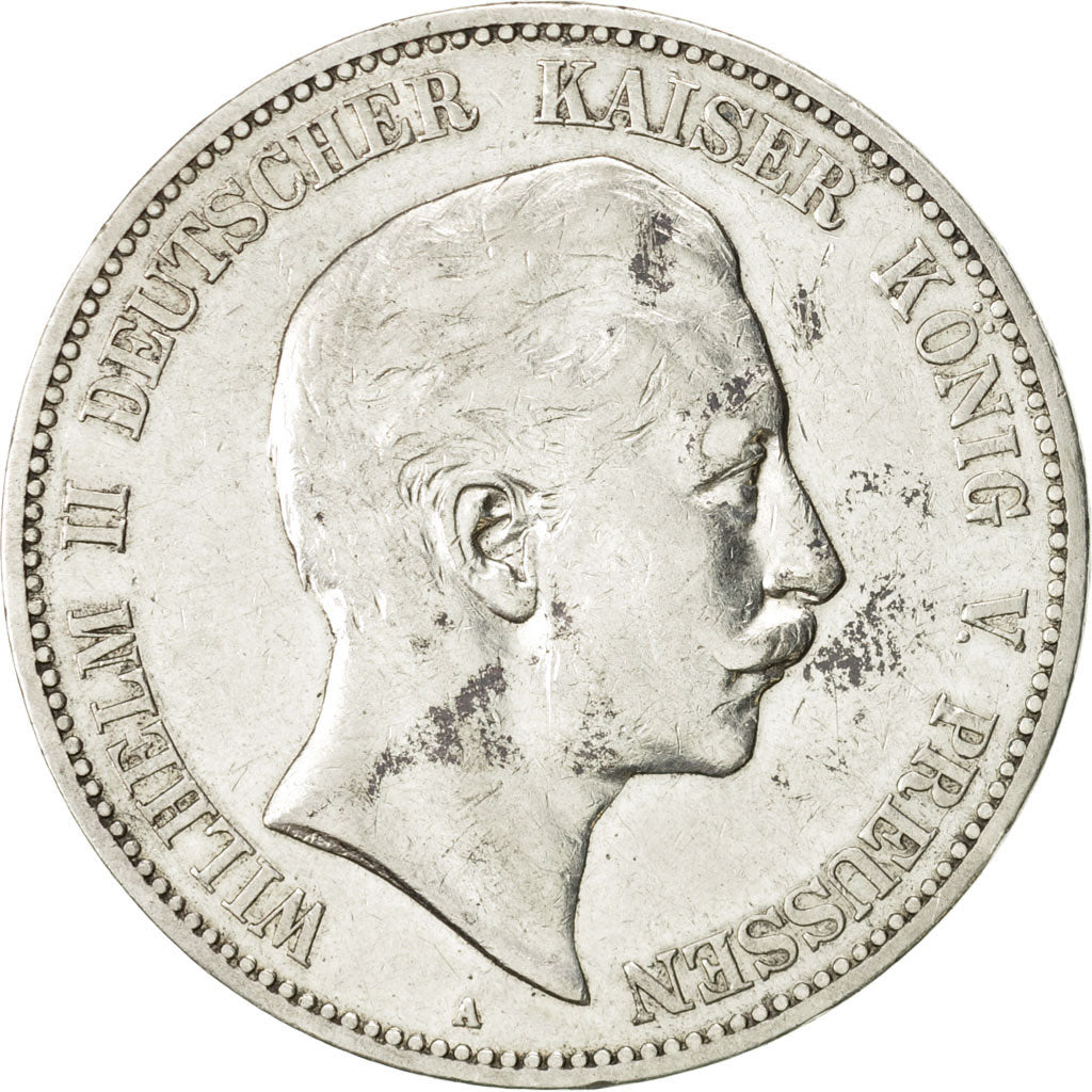 German States, PRUSSIA, Wilhelm II, 5 Mark, 1903, Berlin, EF(40-45), KM 523