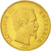 France, Napoleon III, 100 Francs, 1855, Paris, AU(50-53), Gold, KM 786.1