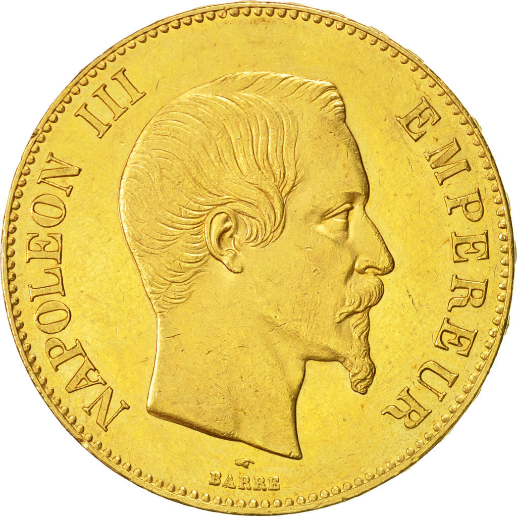 Munten, Frankrijk, Napoleon III, Napoléon III, 100 Francs, 1857, Paris, ZF+