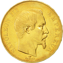 Coin, France, Napoleon III, Napoléon III, 50 Francs, 1856, Paris, AU(50-53)