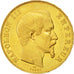 France, Napoléon III, 50 Francs, 1857, Paris, TTB+, Or, KM:785.1, Gadoury 1111