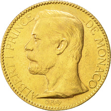 Moneta, Monaco, Albert I, 100 Francs, Cent, 1896, Paris, BB+, Oro, KM:105