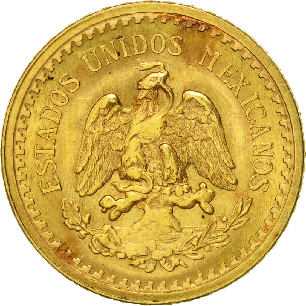 Mexique, 2-1/2 Pesos, 1945, Mexico City, TTB+, Or, KM:463
