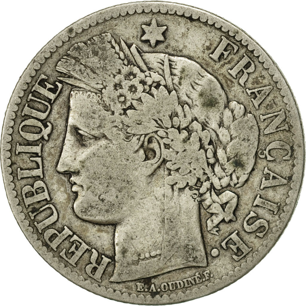 Monnaie, France, Cérès, 2 Francs, 1881, Paris, TB, Argent, KM:817.1