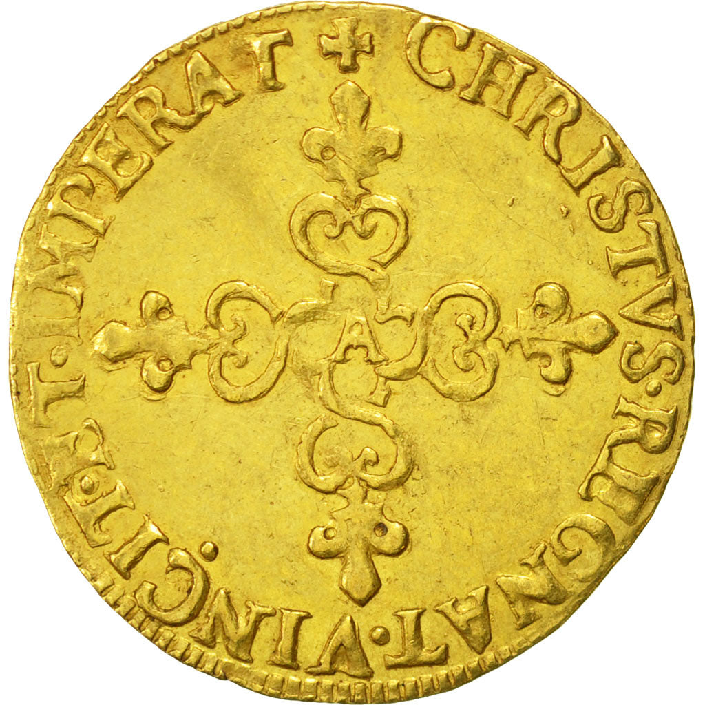 Munten, Frankrijk, Louis XIII, Écu d'or, Ecu d'or, 1615, Paris, ZF+, Goud