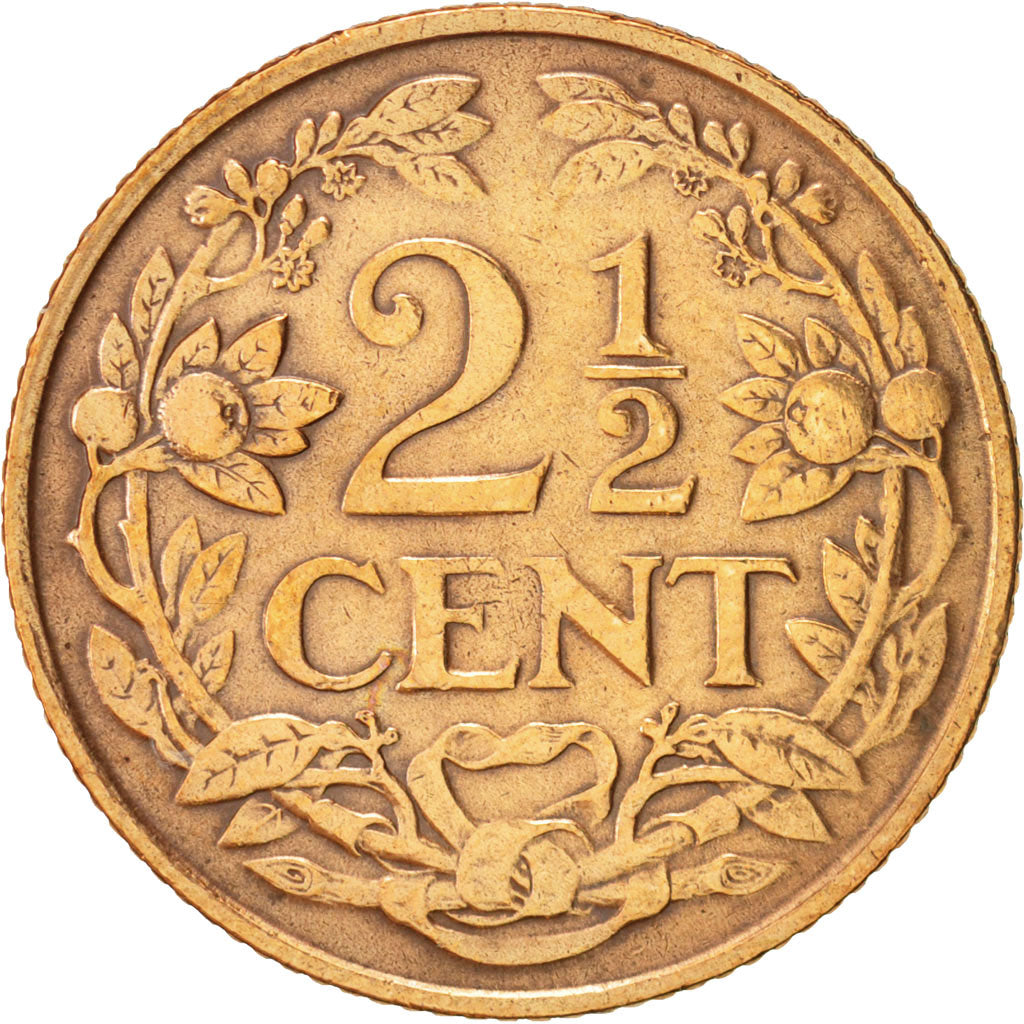 Curaçao, 2-1/2 Cents, 1948, Denver, BB, Bronzo, KM:42