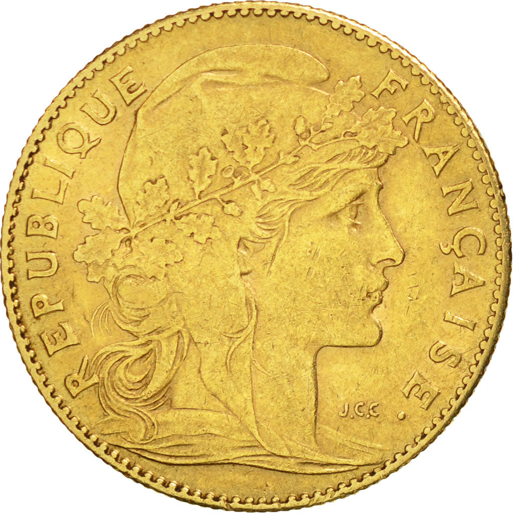 France, Marianne, 10 Francs, 1900, Paris, TTB, Or, KM:846, Gadoury:1017