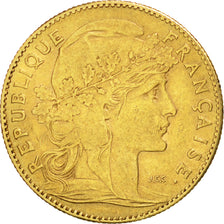 France, Marianne, 10 Francs, 1900, Paris, TTB, Or, KM:846, Gadoury:1017