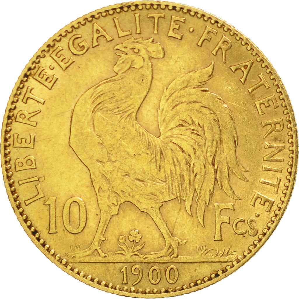 France, Marianne, 10 Francs, 1900, Paris, TTB, Or, KM:846, Gadoury:1017