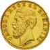 Romania, Carol I, 20 Lei, 1883, Bucarest, BB+, Oro, KM:20