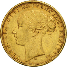Australien, Victoria, Sovereign, 1876, Melbourne, SS, Gold, KM:7