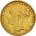 Australia, Victoria, Sovereign, 1876, Melbourne, BB, Oro, KM:7