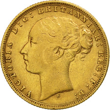 Australia, Victoria, Sovereign, 1875, Sydney, MB+, Oro, KM:7
