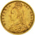 Gran Bretagna, Victoria, 1/2 Sovereign, 1892, London, BB, Oro, KM:766