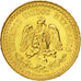 México, 2-1/2 Pesos, 1945, Mexico City, MBC, Oro, KM:463