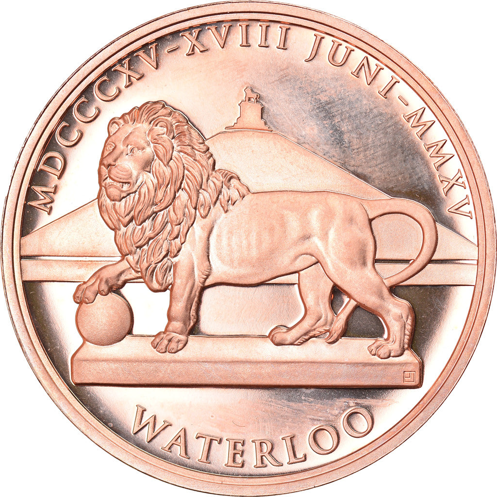 France, Medal, Bataille de Waterloo, Frédéric Guillaume III, History
