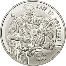 Coin, Poland, 10 Zlotych, 2001, Warsaw, MS(65-70), Silver, KM:425