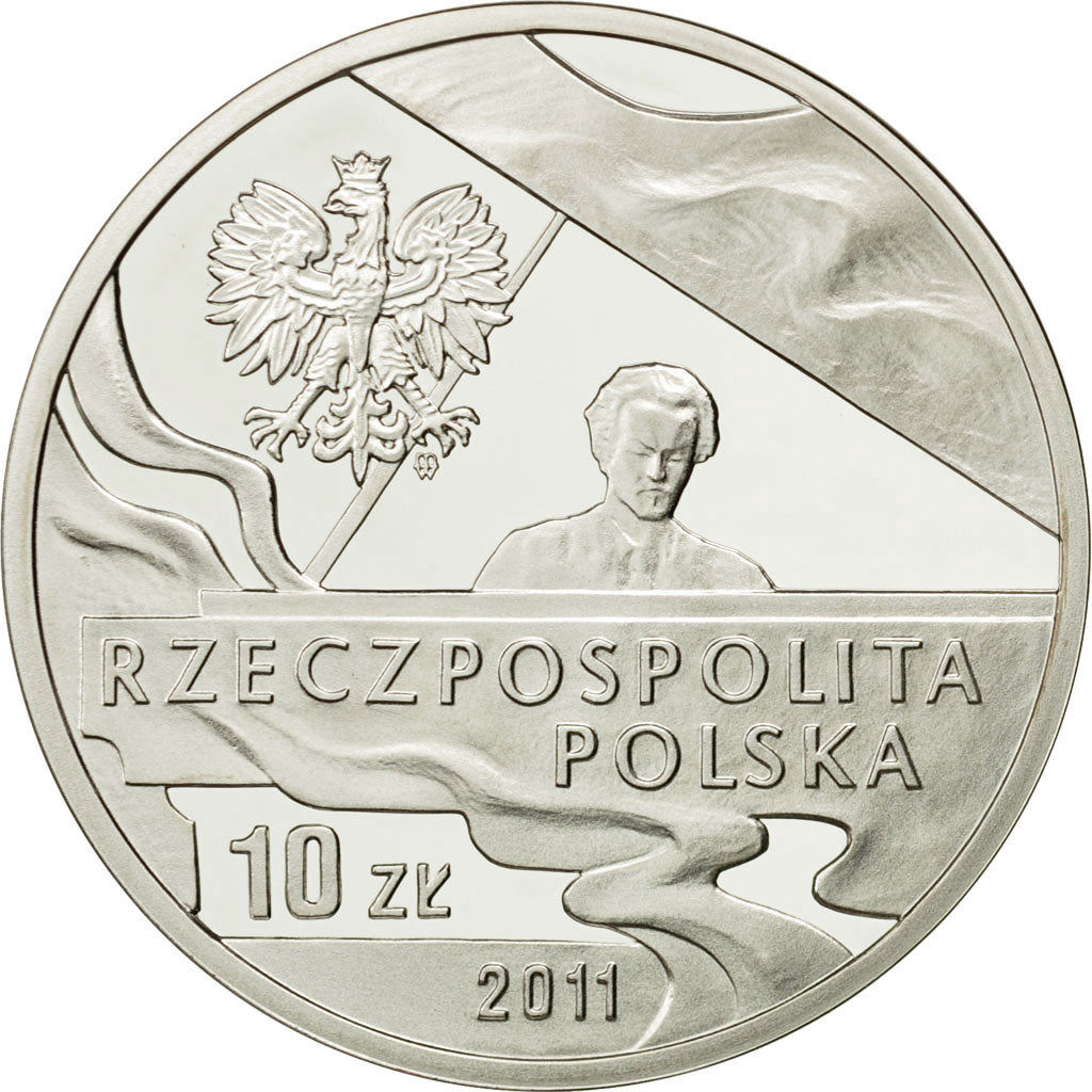 Monnaie, Pologne, 10 Zlotych, 2011, Warsaw, FDC, Argent, KM:790