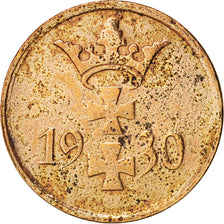 DANZIG, Pfennig, 1930, Bronze, KM:140