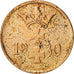 DANZIG, Pfennig, 1930, Bronze, KM:140